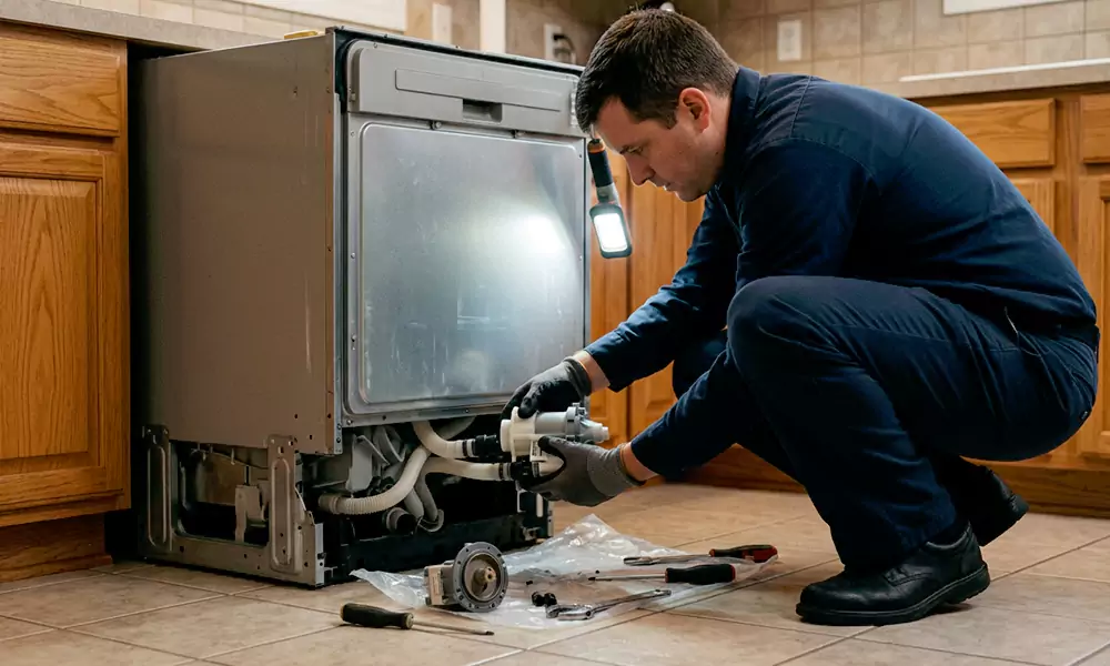 Dishwasher Pump Replacement in Estero, FL
